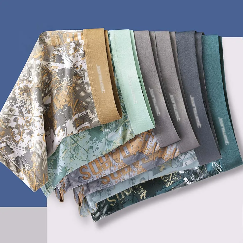 

2/3/4/6Pcs Men's panties Ice Silk Breathable Man underwear Soft Touch Men's briefs Mesh U Pouch Design Boxers man