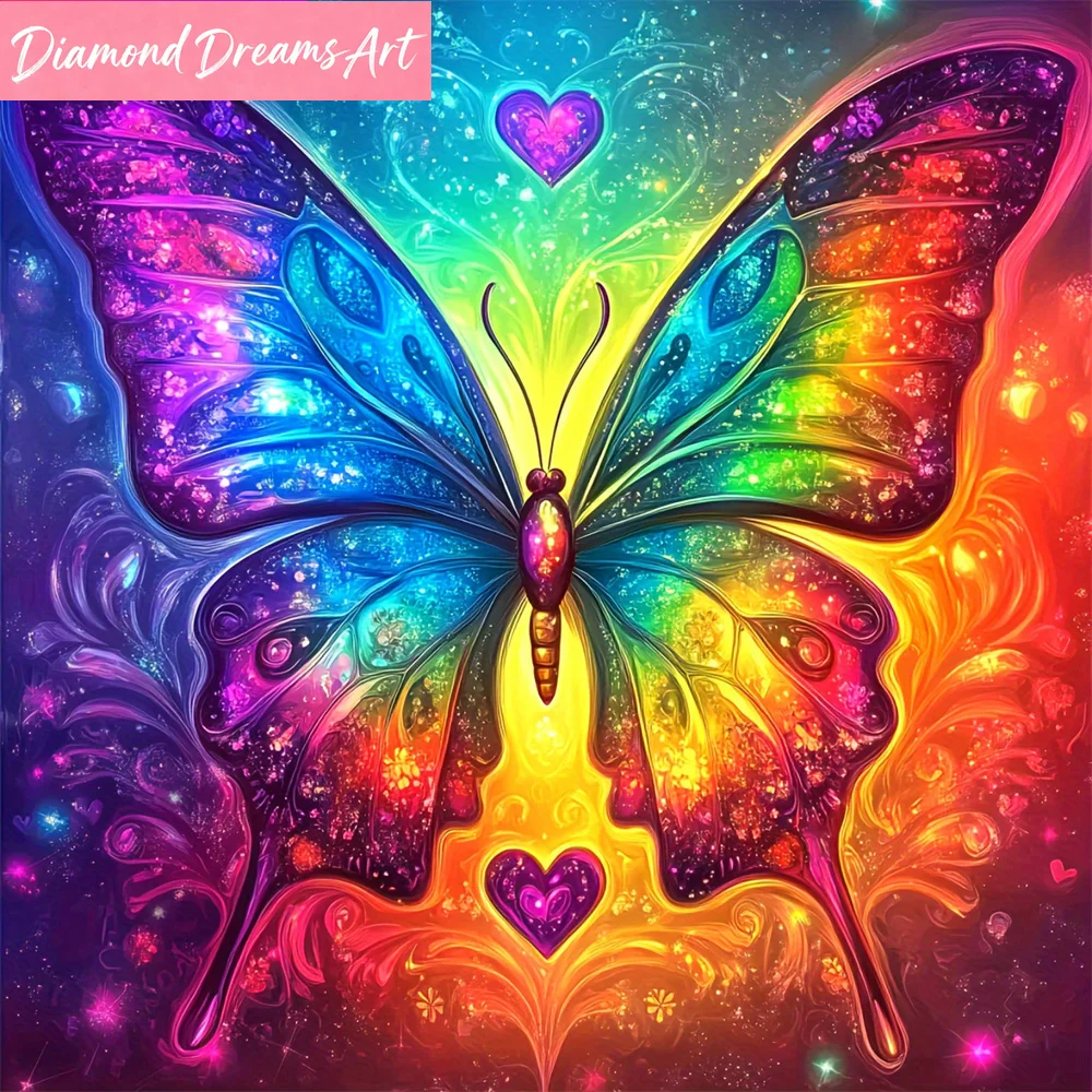 New Arrival Diamond Painting Butterfly Animal Cross Stitch Diamond Mosaic Flower DIY Embroidery Handmade Home Decor,frameless