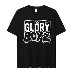 Glory Boyz Chief Keef Graphic Print T Shirts Men Women Hip Hop Cozy Short Sleeve T-shirt Casual Oversized Cotton Tees Streetwear