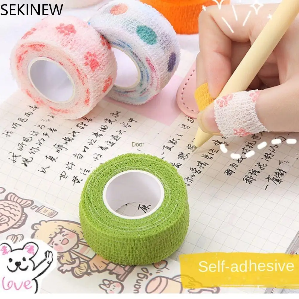 10pcs Finger Bandage Self-adhesive Tape Student Writing Finger Guard Cartoon Anti-wear Anti-cocoon Stationery Finger Guard