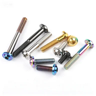1pcs M8 Titanium Alloy Torx Screws M8x10-70mm Motorcycle Brake Rotor Disc Bolts Motorcycle Modification Fasteners