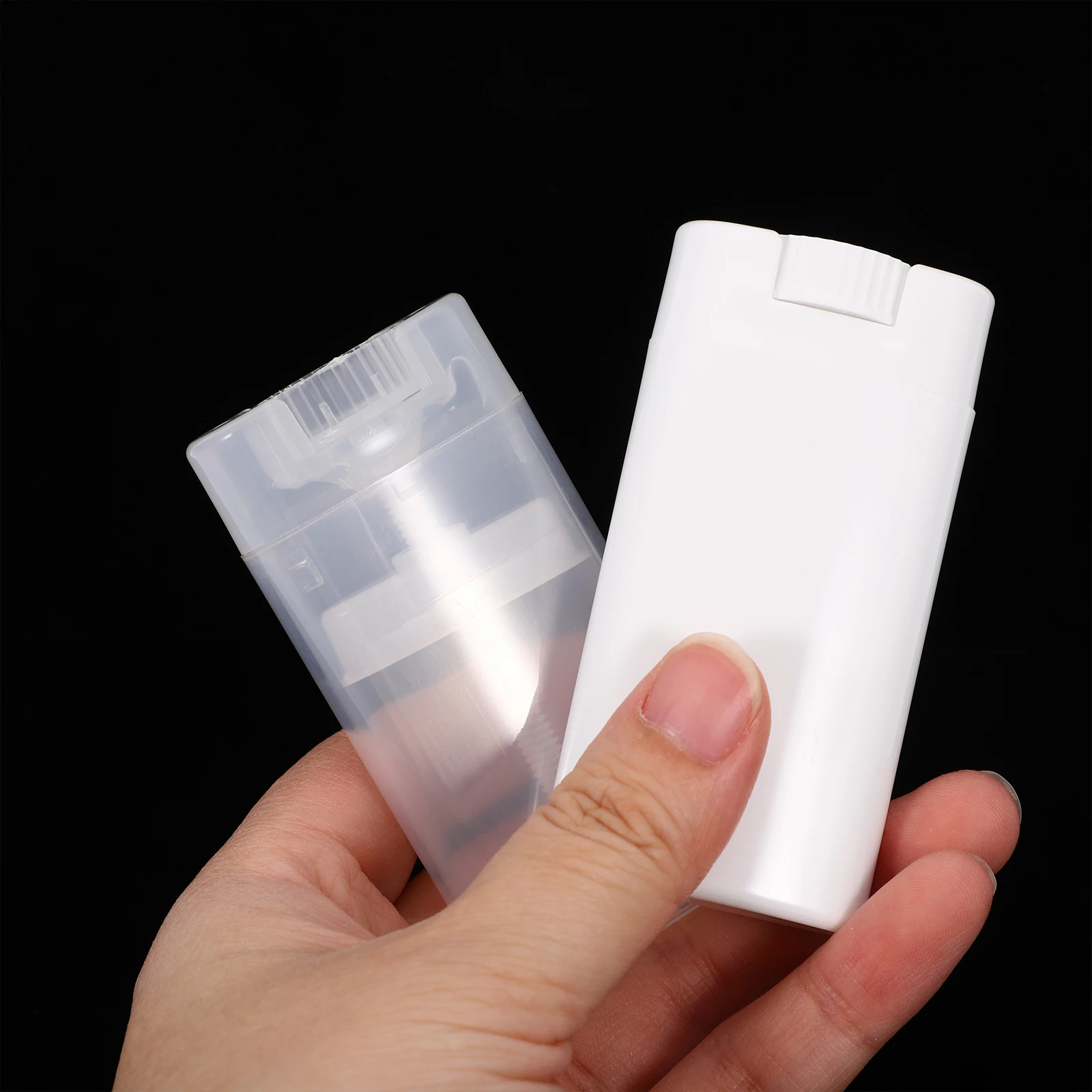 

12pcs Antiperspirant Paste Body Bottles Empty Containers Refillable Travel Size Sub Tubing Plastic Cosmetics Storage