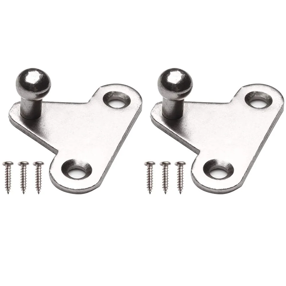 Soporte de montaje de perno de bola de 10MM para resorte de Gas Universal, puntales de elevación, soporte de choque de acero, paquete de 2, paquete de 4