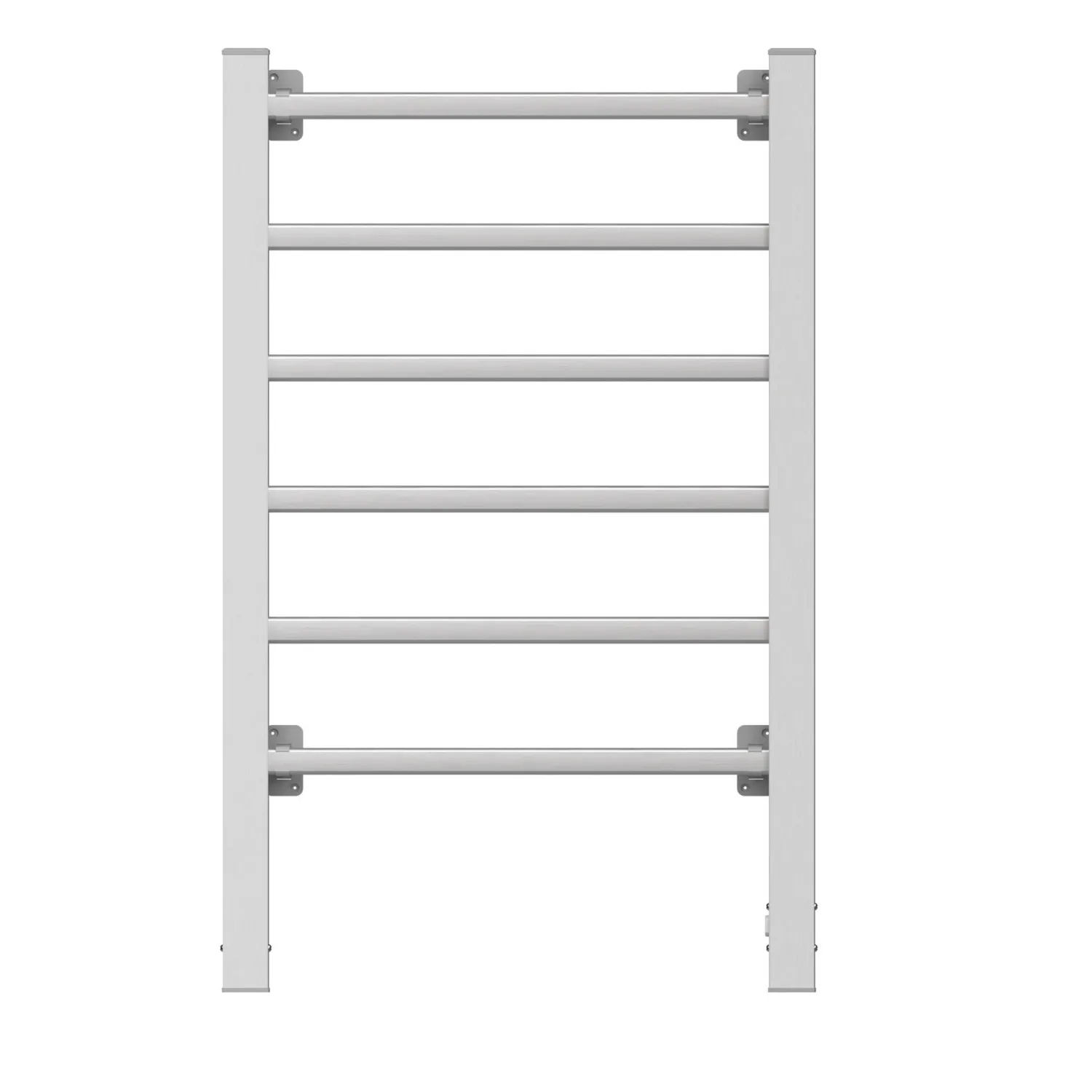 Electric Heated Towel Rack, Wall Mounted Towel Warmer with 6 Stainless Steel Bars