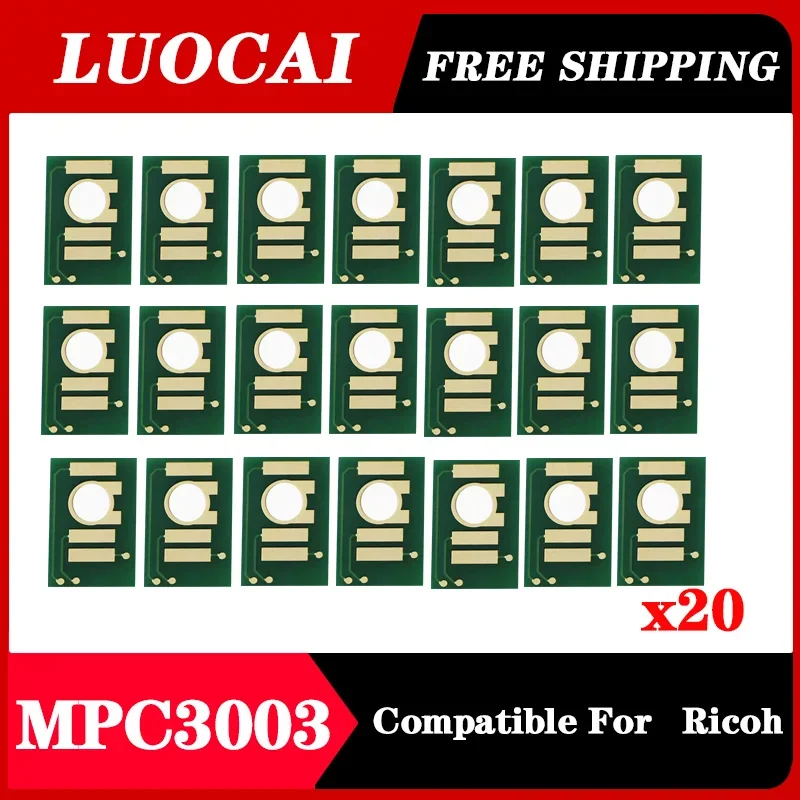 

20PCS MPC3003 MPC3503 Toner Cartridge Chip For Ricoh MPC3004 MPC3504 MP C3003 C3503 C3004 C3504 Chips Replacement