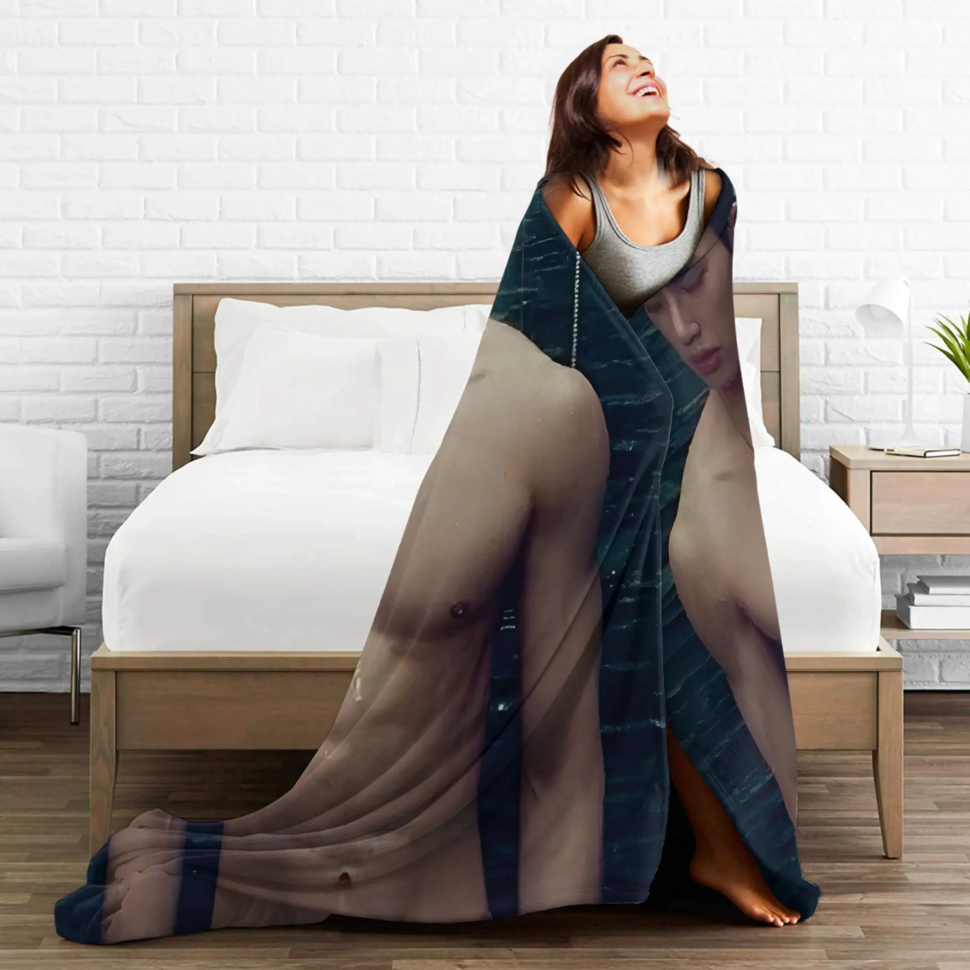 بطانية ناعمة مكتب السفر أغنية كانغ الكورية البوب رمي بطانية الفانيلا المفرش للمنزل ديكور مريح غطاء سرير أريكة