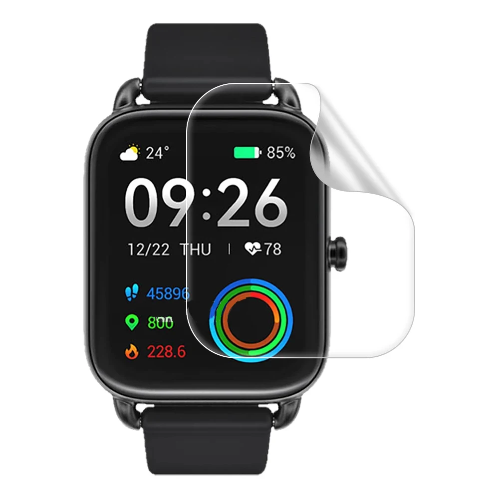 1-10 Chiếc Mềm Hydrogel Cho HAYLOU RS4 RS4Plus Tấm Bảo Vệ Màn Hình Bộ Phim Không Kính Cho Haylou RS4 + RS4 Plus Smartwatch Phim