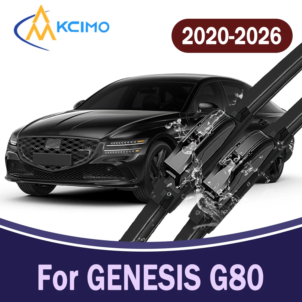 

All-Weather Front Windscreen Wiper Blades For GENESIS G80 saloon 2020-2026 High Quality Car Windshield Replacement Parts 2Pc