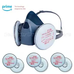 7502 2135/2138 P3 R Particulate Filter with nuisance level Half Facepiece Mask Reusable Respirator Organic Vapor for 3m 7502