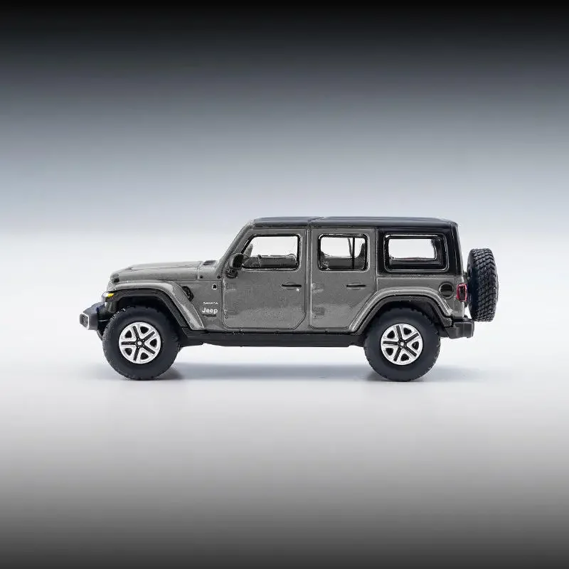 1:64 FOR Wrangler Sahara 2019 SUV Alloy Car Diecasts & Toy Vehicles Car Model Miniature Scale Model Car