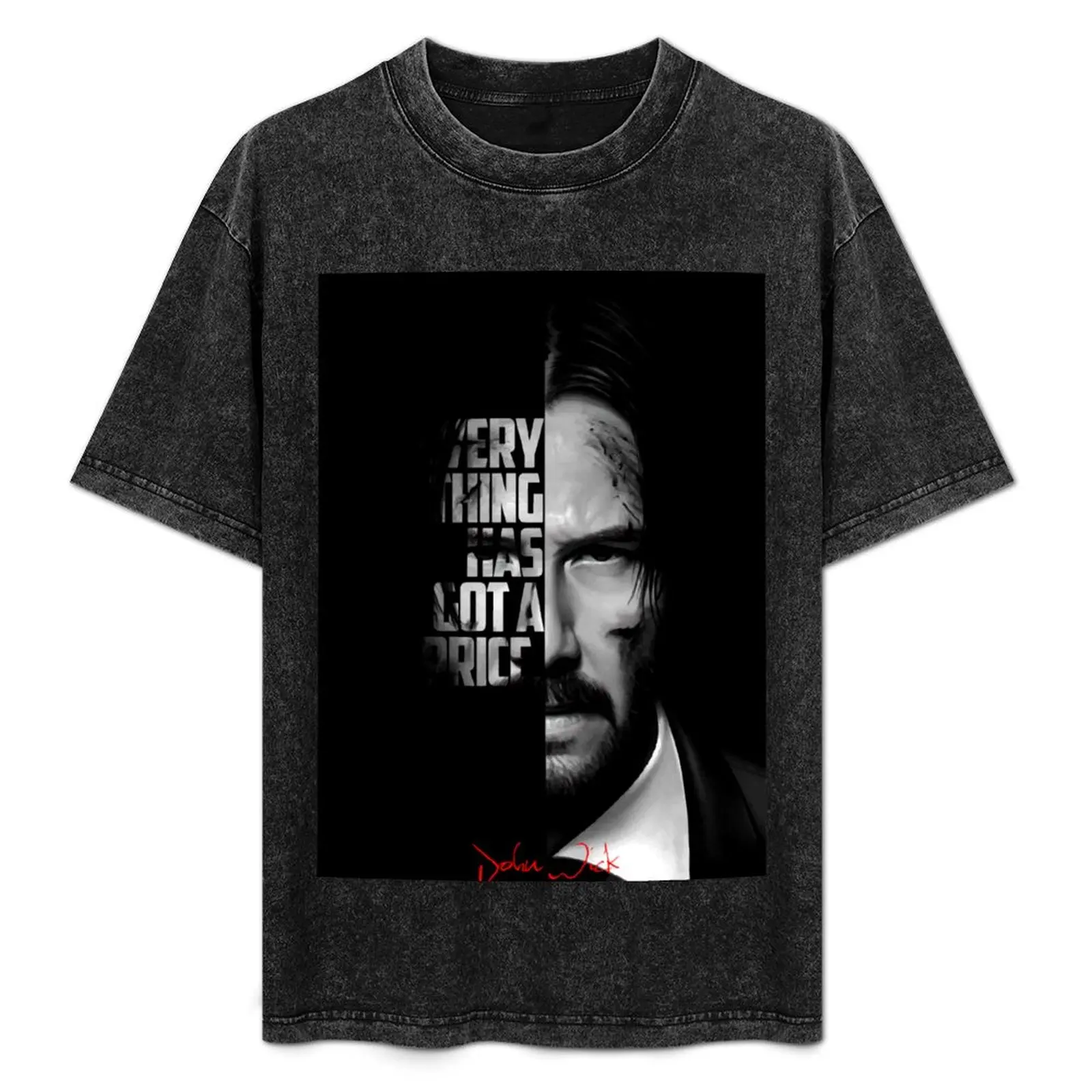 

Black and white John Wick quote. T-Shirt blanks sublime mens t shirts top quality