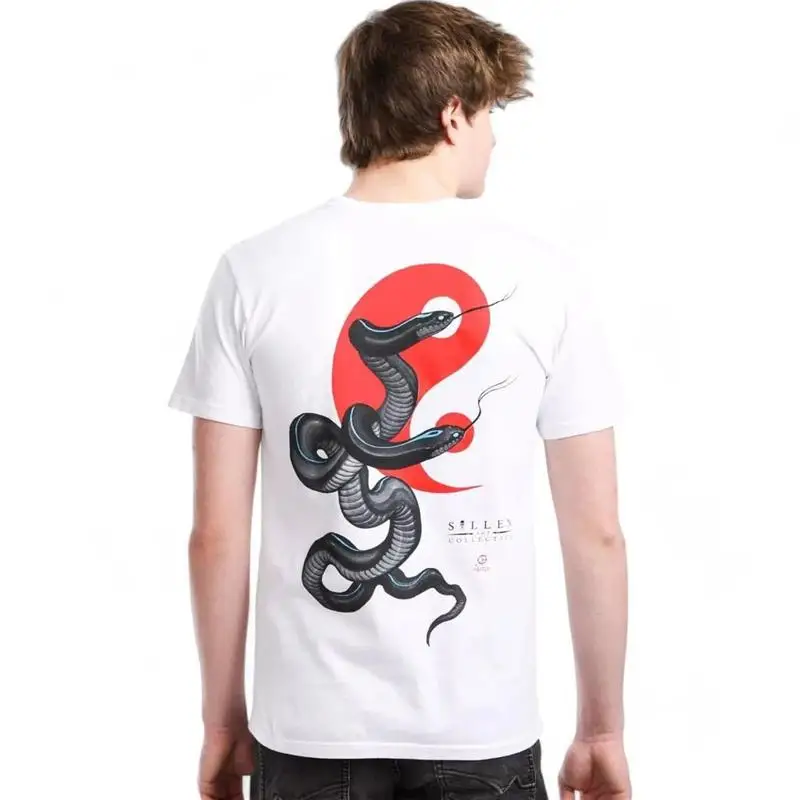 Sullen Mens Balanced Snake White Premium T-Shirt