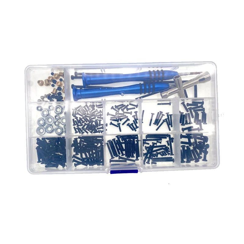 

YSUN-M2 M2.5 M3 Screws Fastener Kit Sleeve Hex Wrench Tool For Wltoys 12423 12427 12428 12429 1/12 RC Car Spare Parts
