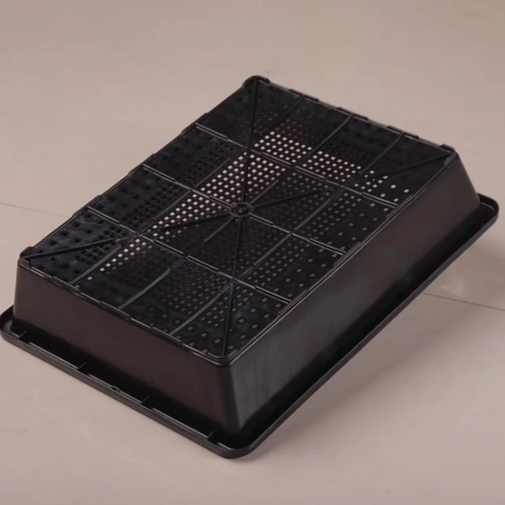 

1Set Seedling Tray Combination Durable Plastic Nursery Tray Germination Plate for Greenhouse Plant Humidity Dome Garden Seed
