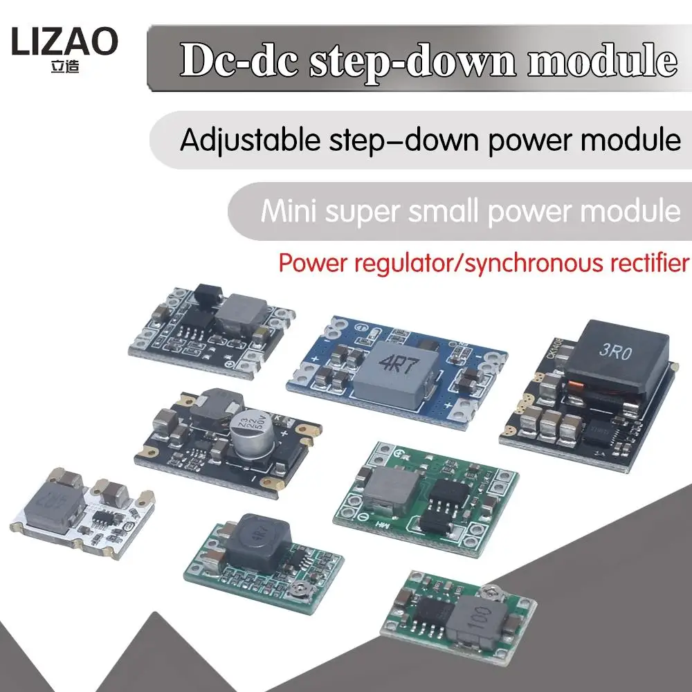 LIZAO MINI560 DC-DC Buck Converter 3A 5A 8A High Current Step-down 5V-24V to 3.3V 5V 9V 12V Module