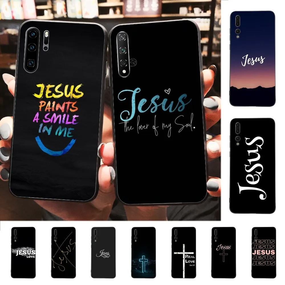 Faith Christian Religious Jesus Art Phone Case For Huawei P 8 9 10 20 30 40 50 Pro Lite Psmart Honor 10 Lite 70 Mate 20lite