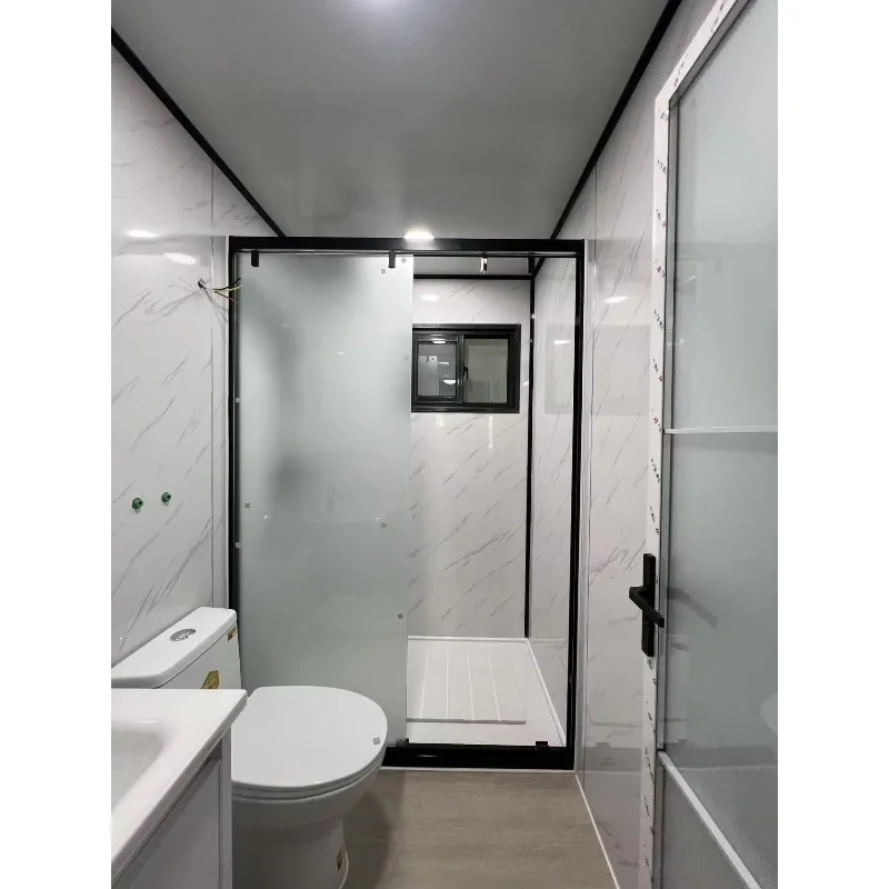 Double Wing Folding and Expandable Container Room, Three Bedrooms One Living Room One Bathroom Outdoor Activity Room