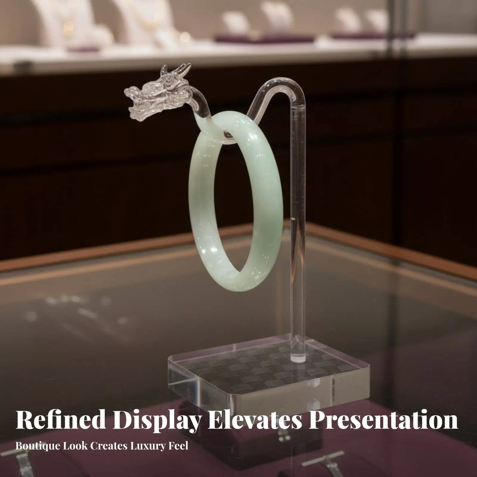 

Bracelet Display Stand Transparent Design Bangle Holder Countertop Je the Company Lry Display Multiple Design S Plush Bracelet