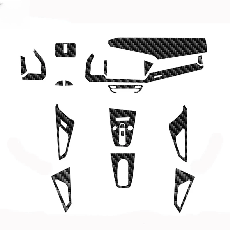 

Пленка из углеродного волокна PET 5D для Audi Q4 e-tron 2022-2023, салон автомобиля, центральная консоль, устойчивая к царапинам пленка, аксессуары, экран