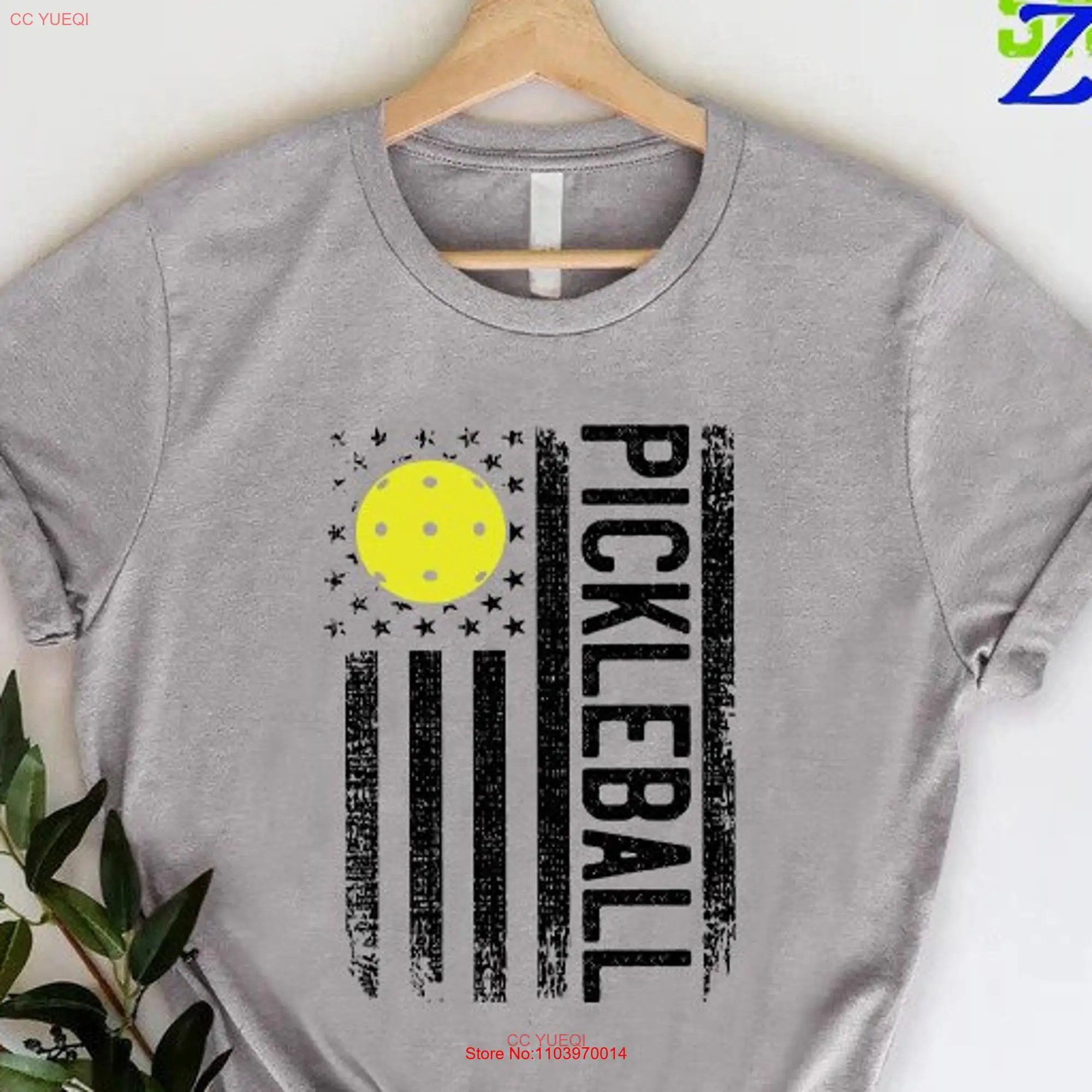 Пиклбол, американский флаг для мужчин, дедушка, игрок, футболка, команда, папа, длинный или короткий рукав