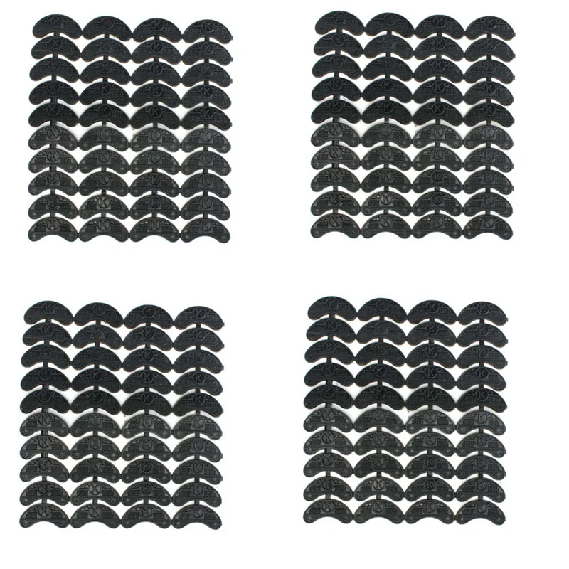 

【SEE】160PCS 80-Pair Rubber Heel Savers Toe Plates Taps DIY Shoe Repair Pads Size:56 X 24 X 3.1MM