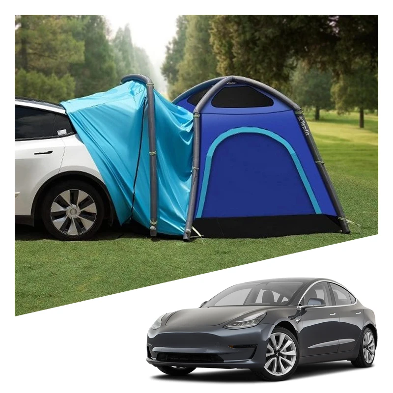 Car Exterior Accessories Trunk Tent Sunshade Rainproof Tailgate Shade Awning Tent for Tesla Model Y