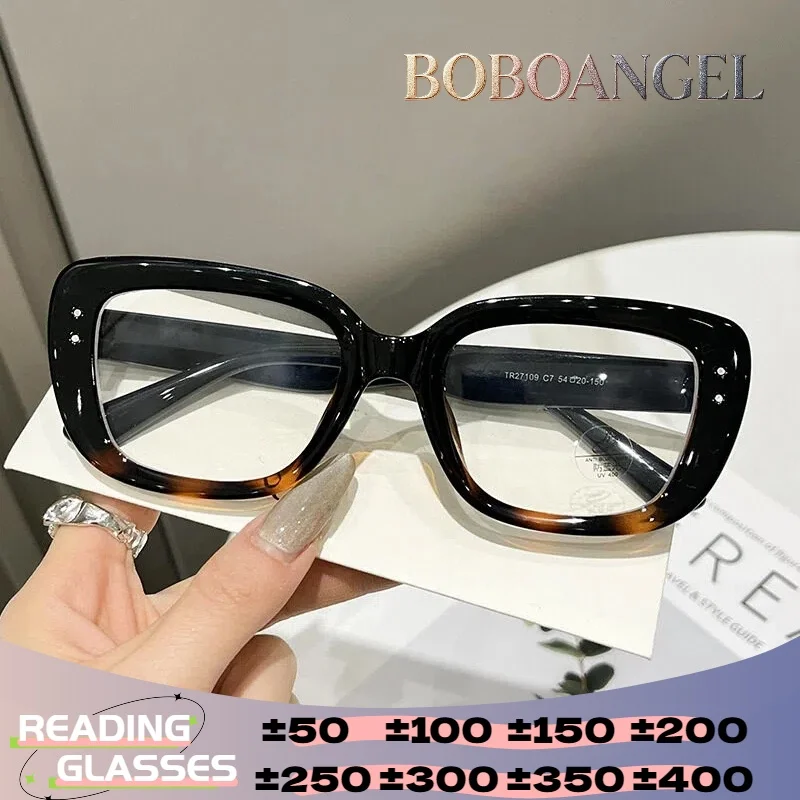 

BOBOANGEL Fashion New Butterfly Women Myopia Glasses Frame Anti Blue Ray Reading PrescriptionGlassesPhotochromic Optical Glasses
