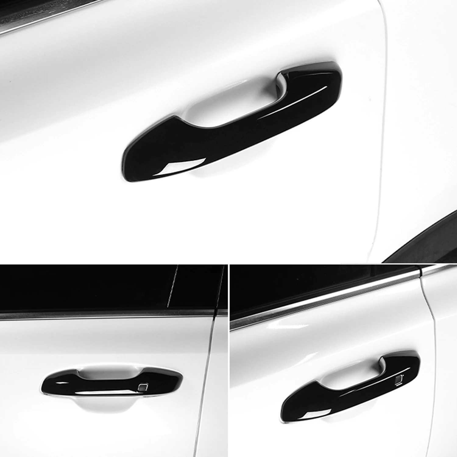 

Для Hyundai Sonata 2024 2025 автомобильные аксессуары ABS боковая дверная ручка крышка накладка 4 шт.