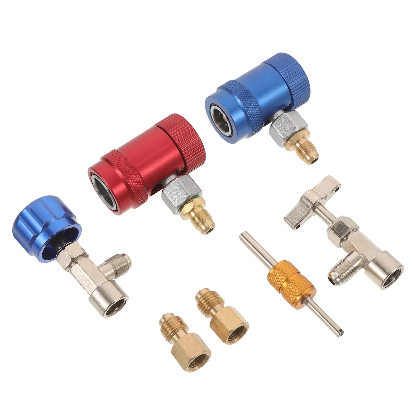 1Set Car Ac Hose Connector R1234yf Quick Connect Adapter Automotive High Pressure Coupler for Air Conditioning Repair