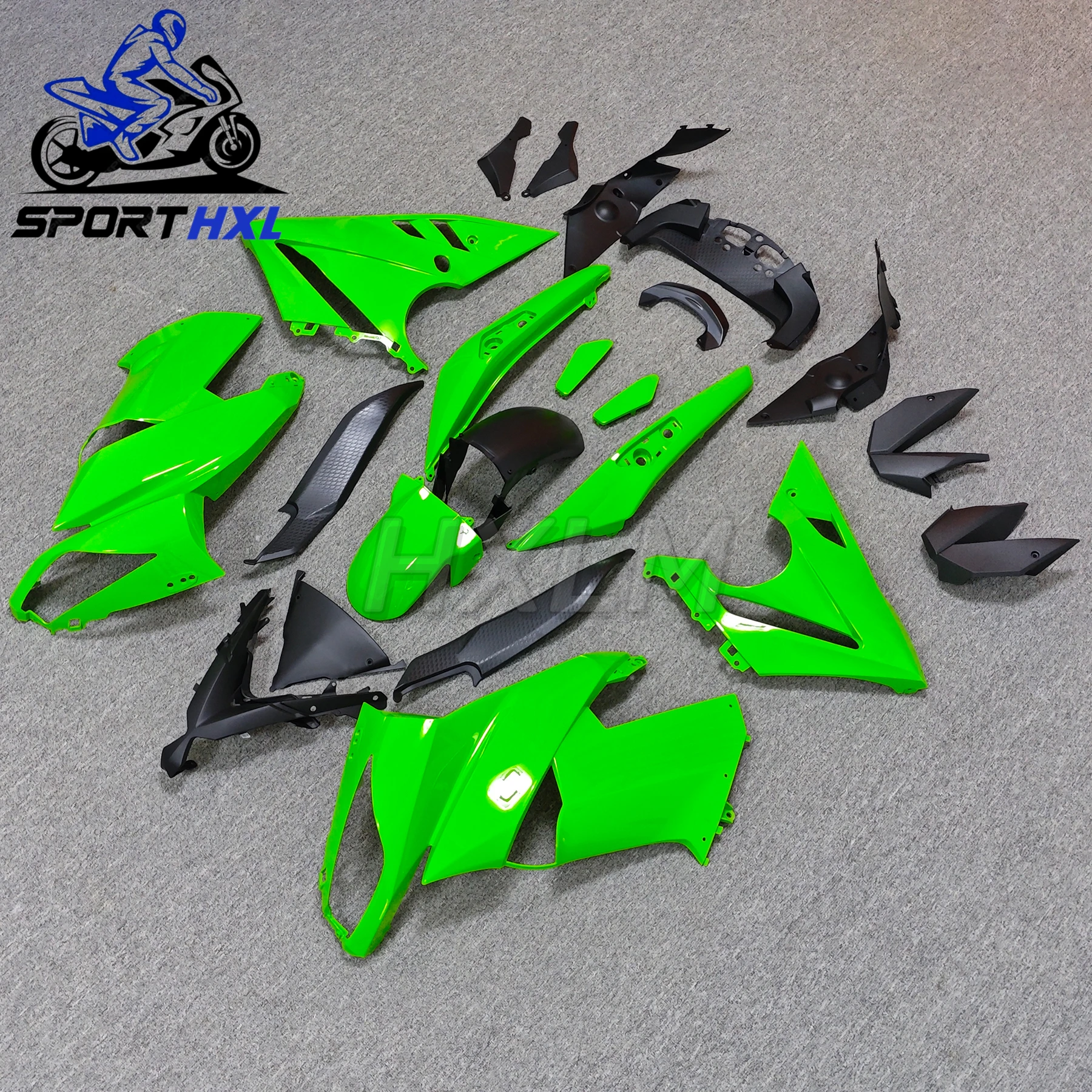 2009-2011 Carbon Full Body Kits for ER6F 09-11 Blue Fairing for Kawasaki ER6F 2010 Fairings and 2011new 2010