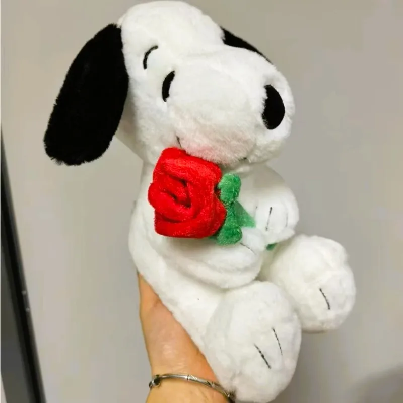 30CM Cute Dog Plush Doll Cartoon Snoopy Plush Toy Pillow Cute Sofa Backrest Doll Soft Cuddly Plushie Birthday Gifts Girl Friends