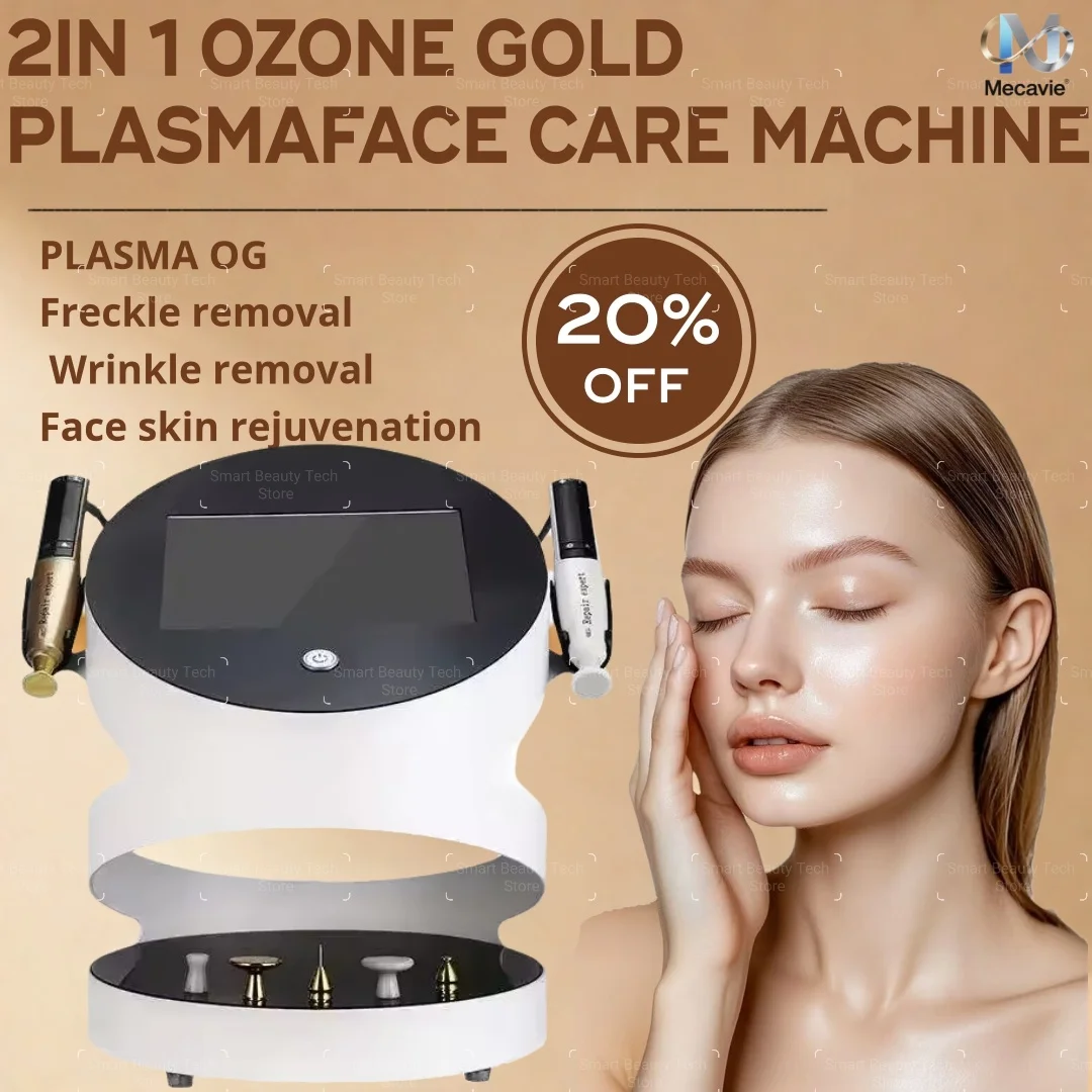 Novo ozônio ouro plasma máquina de tratamento facial indolor eficiente elevador rosto remoção sardas mais recente beleza dispositivo cuidados com a pele