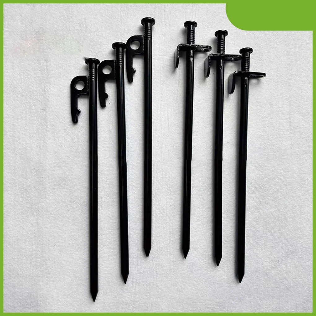 Durable Tents Stake Waterproof Peg Easy Setup For Camping Which Can Easily Penetrate Hard Or Rocky 8 roots 20cm