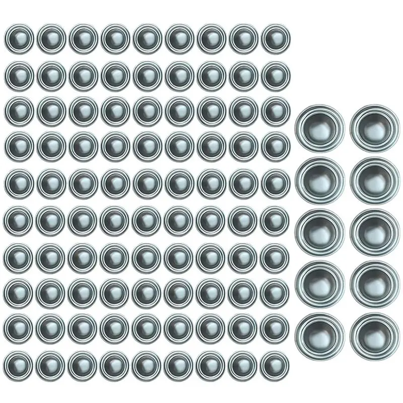 ABYN-Roof Screw Caps, Rustproof & Waterproof Roofing Screwcaps, Seal Over Existing Screws Heads To Prevent Leaks 100Pcs
