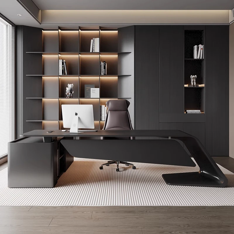 Escritorio de Oficina minimalista ajustable, organizadores de estudio, cajón, Escritorio de Oficina moderno, artesanía europea, muebles de Hotel