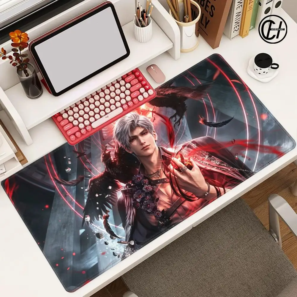 L-Love And D-Deepspace S-Sylus Handsome Qin Che Gaming Mouse Pad Otome Game Mouse Pad Personalized Desk Pad Keyboard Desk Mat