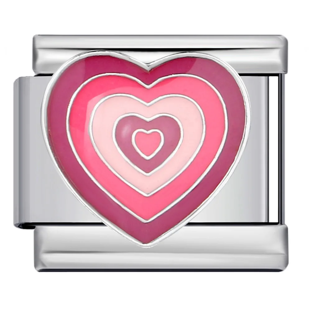 Love Elements Y2K Bunte Italienische Charm-Perlen Passend für 9mm Edelstahl-Armbänder DIY Schmuckherstellung Perlen zum Valentinstag – Detail 2