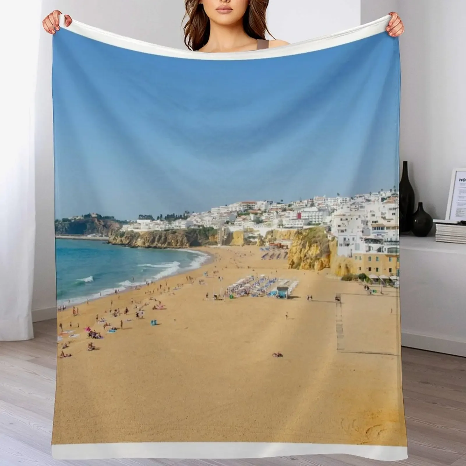 Albufeira Throw Blanket Elegant Warm Throw Blanket for Hotel Home