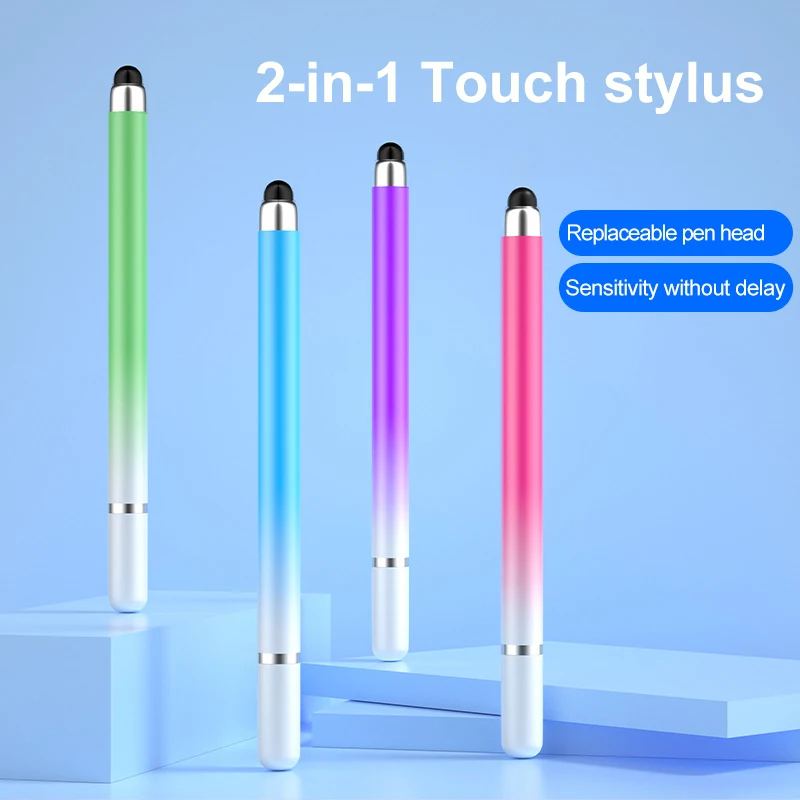 2-in-1 Capacitive Stylus For Touch Screen Stylus Pen For ipad Touch Pencil For Cell Phone Universal stylus pen For Phone