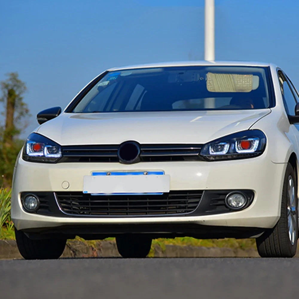 

For Volkswagen Golf 6 MK6 R20 2009-2012 Front Headlight Assembly LED Automatic Headlight Upgrade Golf 8 Style Projector