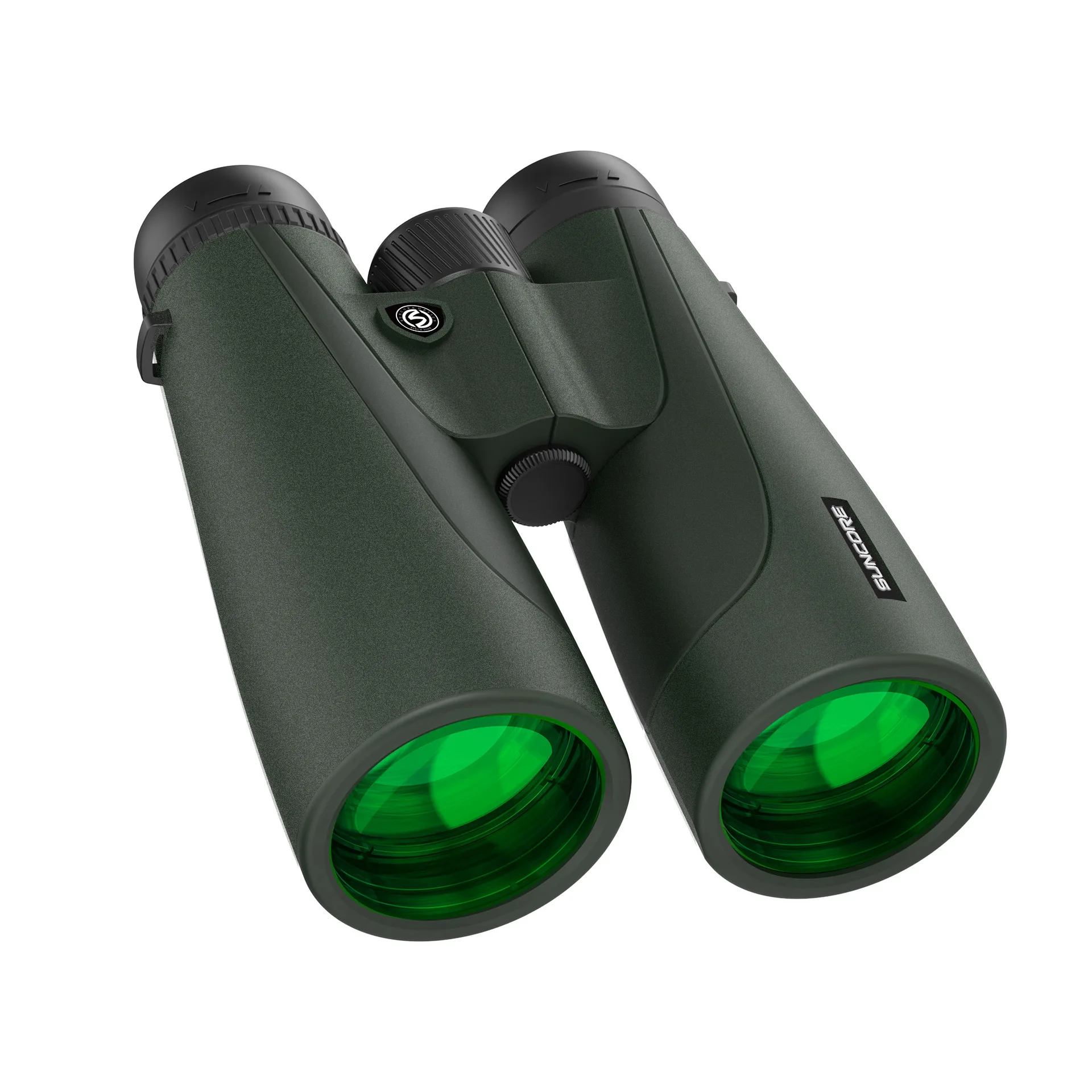 Telescopio de binoculares para exteriores 10X50/12X50 con embalaje de marca de prisma Bak4 compatible