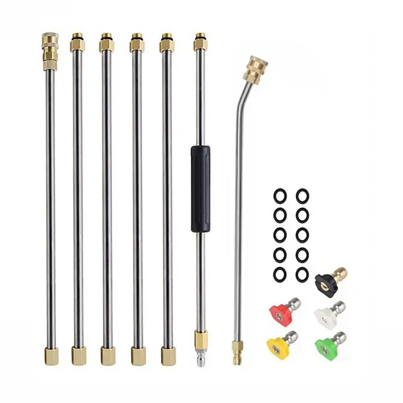 Professional commercial-grade high-pressure nozzle car cleaning and maintenance tool easy-to-install system