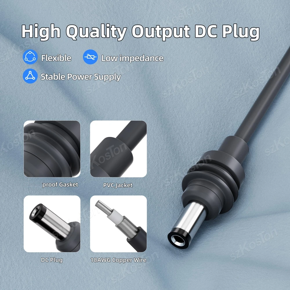 3 in1 DC Extension Power Cord For Starlink Mini Electric Extension Cable USB C Plug Cigarette Lighter Plug DC Plug 100W Wire