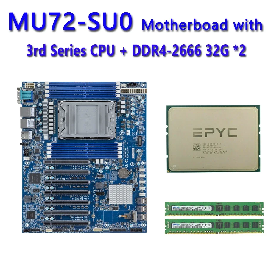 MU72-SU0 REV.1.X/2.X + 32GB DDR4-2666 ChatGpt 8380 8368 8362 8360Y 8358 6354 6346 6342 6326 5317 5315Y 6336Y 6330 4314 4309Y CPU