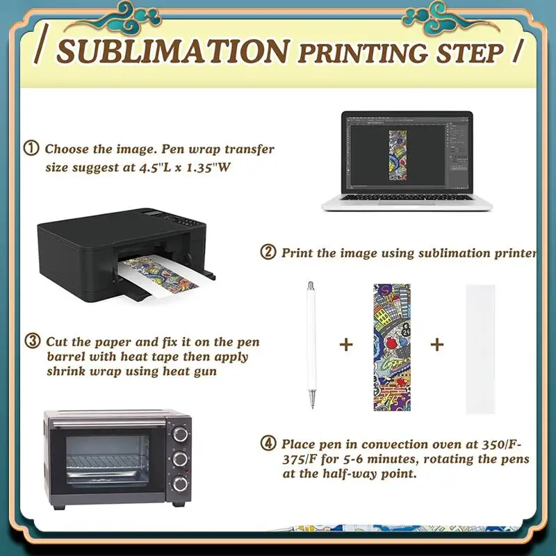 (Новинка) - 30 упаковок сублимационных ручек, пустые с термоусадочной пленкой, алюминиевая персонализированная сублимационная ручка по индивидуальному заказу для офиса своими руками, школы