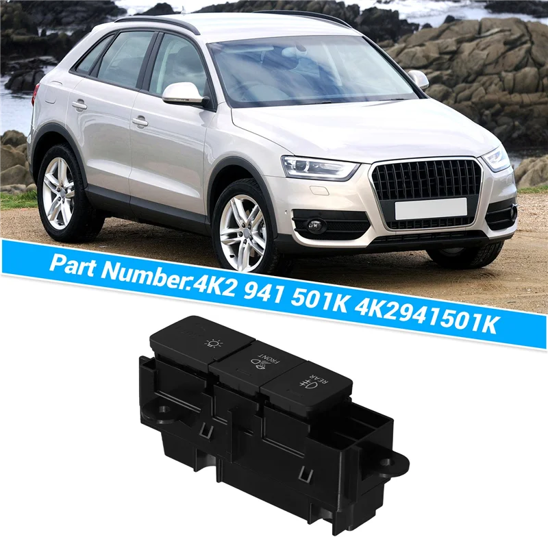 

Отличный-4K2941501K для Q3 A3 S3 Q4, кнопка включения фар с левым рулем 4K2 941 501K