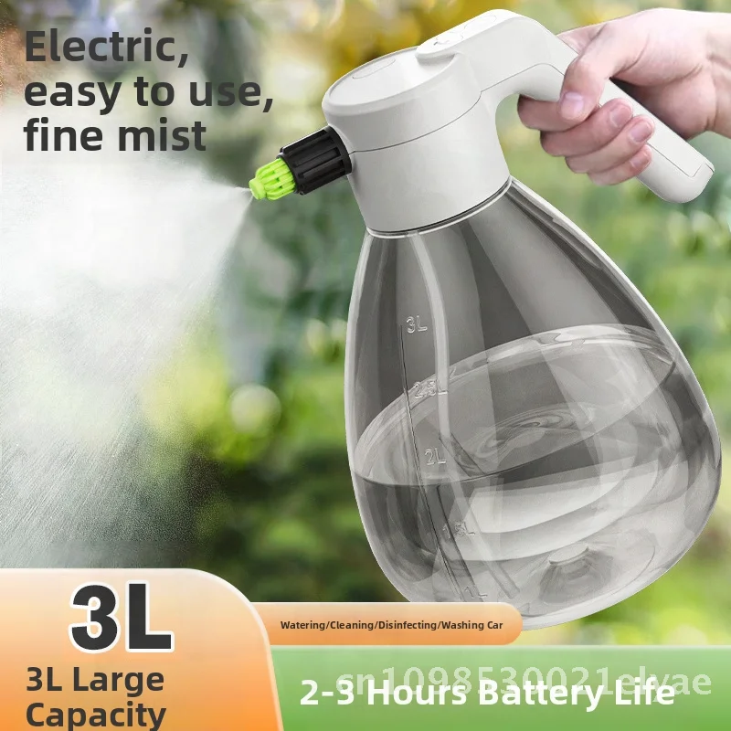 

Rechargeable Electric Watering Can Sprayer Dual-Purpose Garden Rose Spray Disinfection Plastic Household Water Can