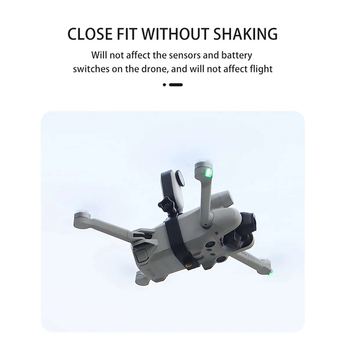 AB53 For MINI 4 PRO/MINI 3/MINI 3 PRO Top Extension Bracket Mount Holder Camera Stand for Accessories