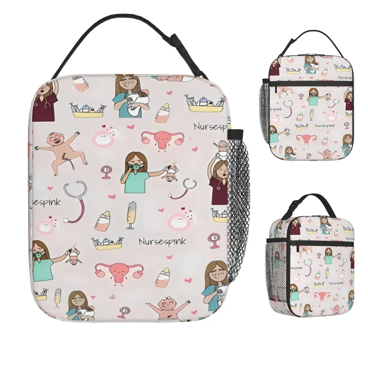 

Enfermera En Apuros медсестра медицинский доктор сумка для обеда повседневный ланч-бокс для женщин пикник портативная сумка-холодильник термосумка-тоут