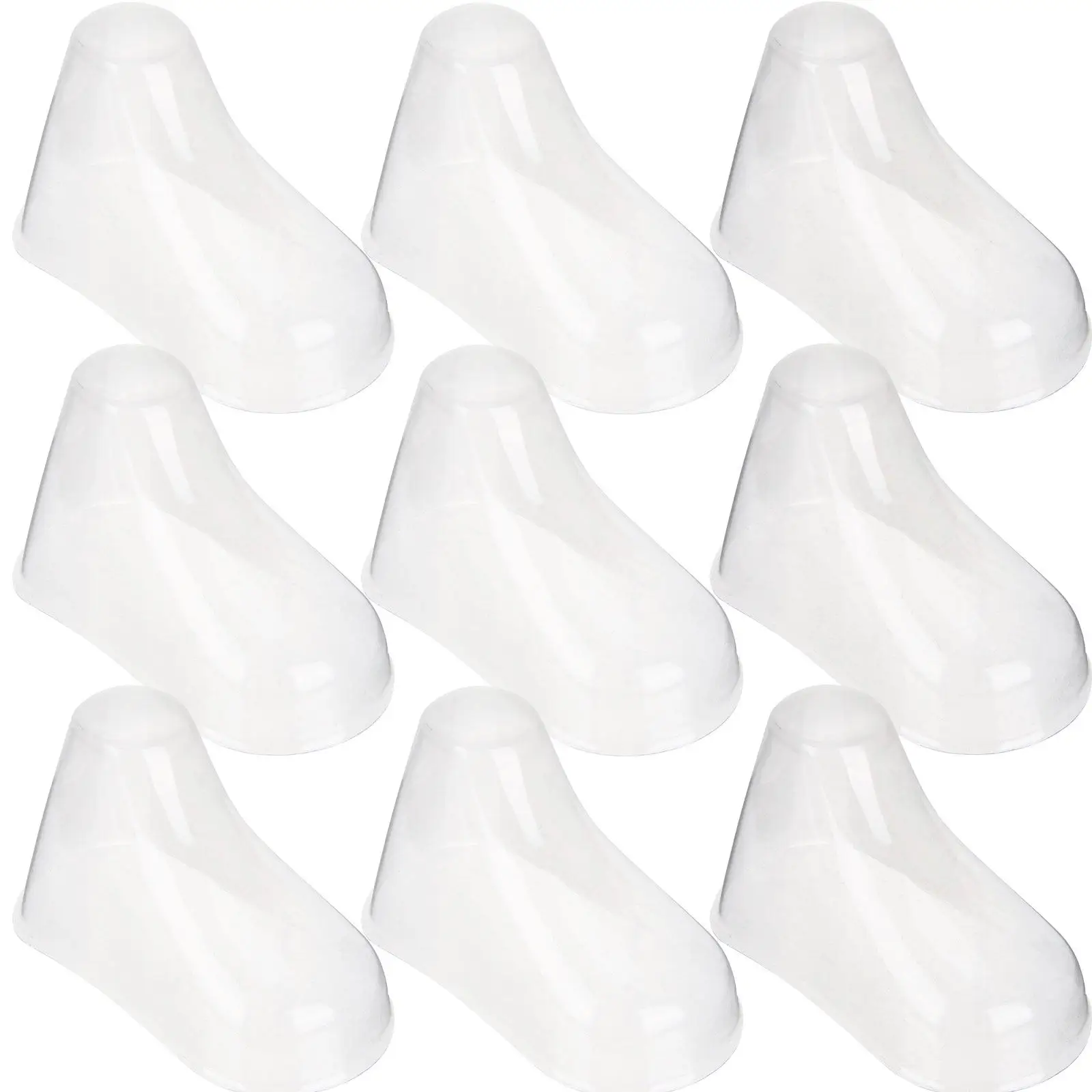 

20Pcs Baby Feet Display Stand Transparent Plastic Toddler Shoe Support for Shop Store Home Baby Shoes Sock Booties Retail